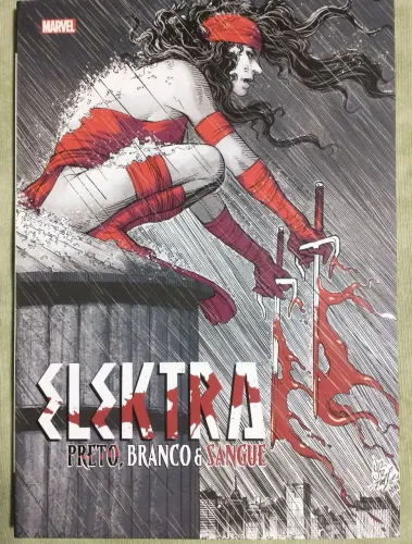 Elektra - Preto Branco & Sangue - HQ Marvel