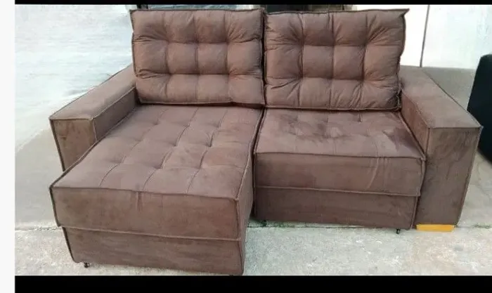 Sofá retrátil reclinável confortável e elegante 