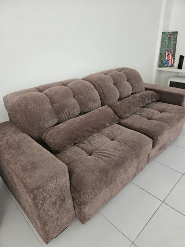 Sofá retrátil reclinável 