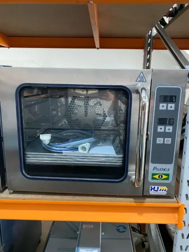 NZ. Forno miniconv eletrico 4 assadeiras com vapor PRÁTICA 