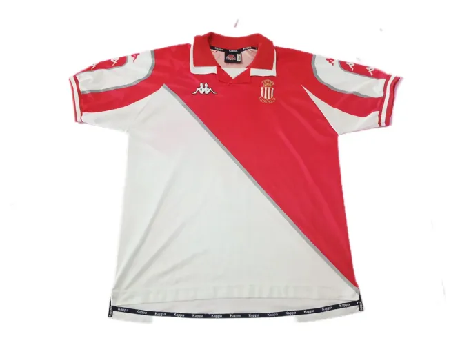 Camisa de Futebol AS Monaco Kappa Franca Original 1998 