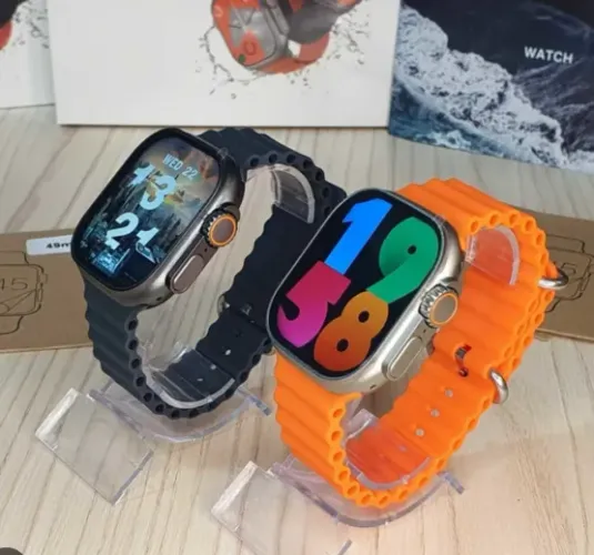 Relógio Smartwatch W69 Ultra Series 9 Nfc Android Ios Amoled