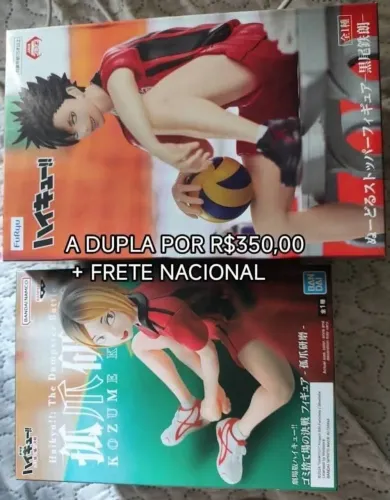 Originais Figure Haikyuu- Dupla com dois personagens