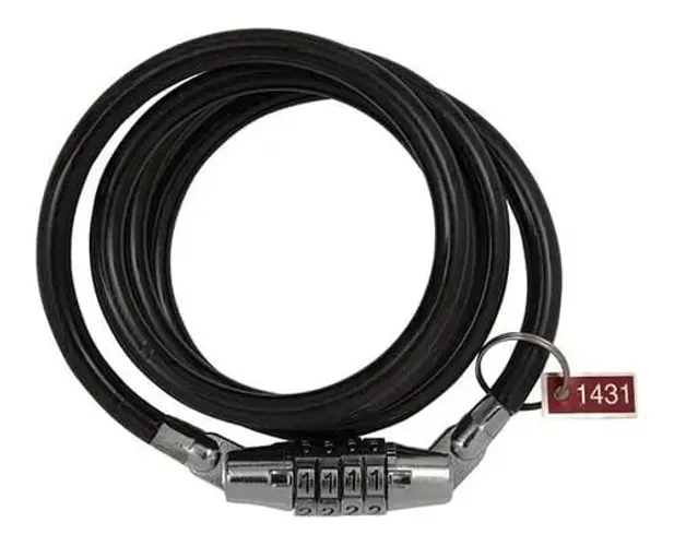 Cadeado para Bicicleta Brasfort 8mmx1m Espiral Com Segredo *ENTREGA GRÁTIS*