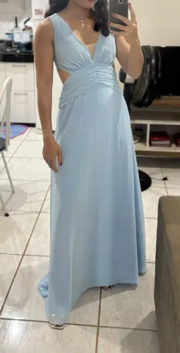 Vestido azul serenity, tamanho P