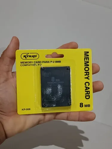 Memory Card PS2 8MB Knup KP-008 - Salve Seus Jogos no PlayStation 2!