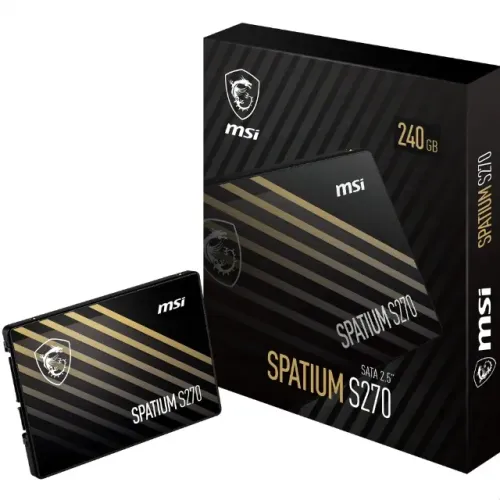 Ssd 240gb Msi Spatioum S270 - sata III - Novo e lacrado - 240 gb