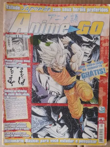 Revista Anime Go - Aprenda Japonês - Com O Jogo Da Memória