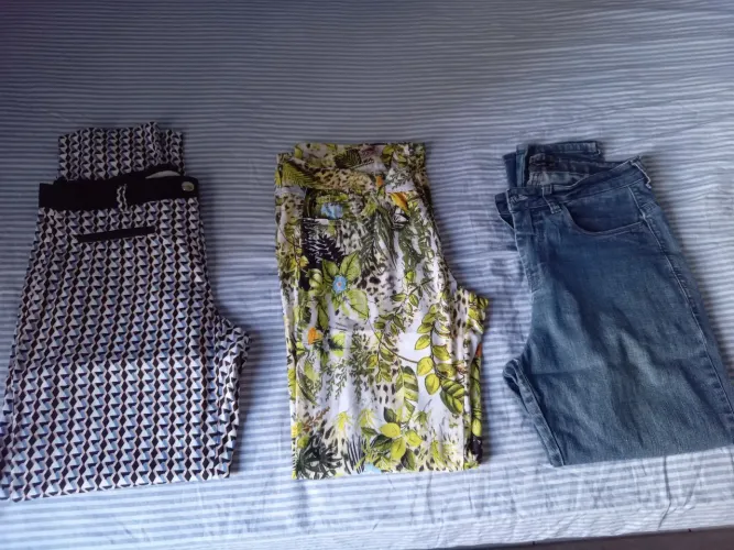 Kit 3 calças compridas tamanho 40 usadas