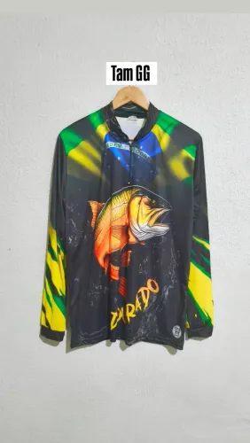 Camisa de pesca com proteção UV