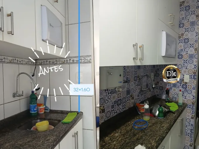 Ladrilho adesivo pra decoração 
