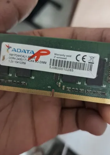 Memória RAM Adata e Lenovo 4GB DDR4
