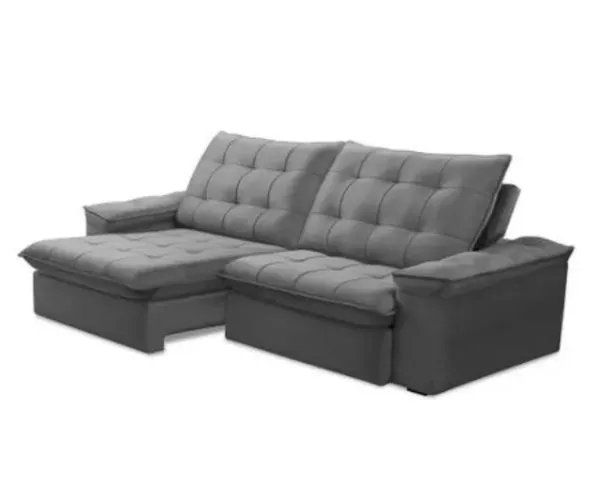 Sofá Retrátil e Reclinável 2,50m Novo Fazemos Entregas