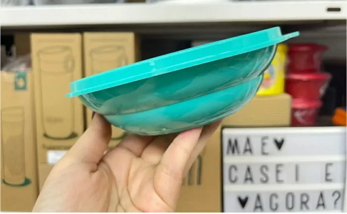 Tigela Pragela 450 ml verde - Tupperware 
