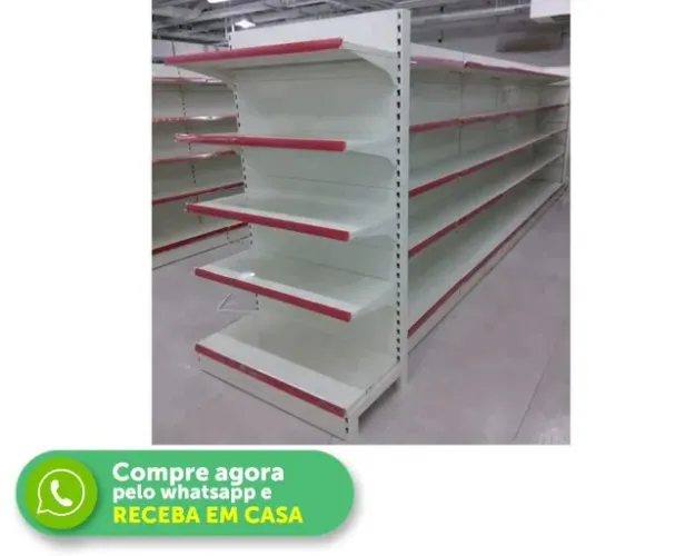 Gondola de Aço Polar Central Branca 30x40