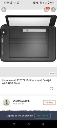 Vendo Impressora HP