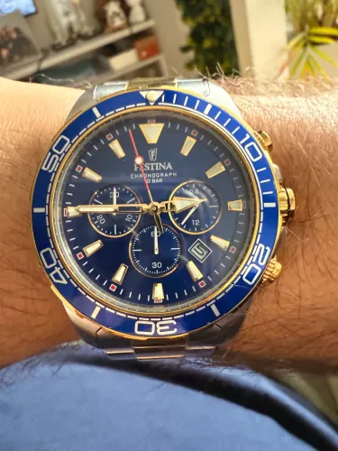 Relógio (Festina) cronógrafo original com caixa e nota 
