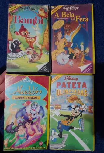 Fitas VHS - Desenho Disney