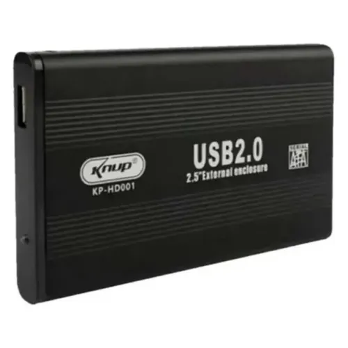 Case Para Hd Externo Sata 2,5 Usb 2.0 Metal Slim