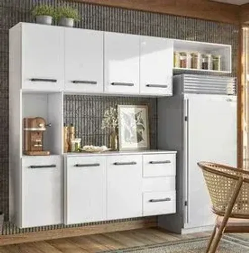 Armario de Cozinha suspenso 7 portas e 2 gavetas DIVIDIMOS EM ATÉ 10X SEM JUROS