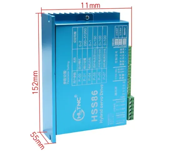 Driver HSS86 NEMA34 com Malha Fechada - Perfeito p/ CNC!