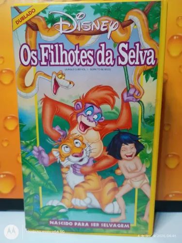 FITA VHS DISNEY DUBLADO - OS FILHOTES DA SELVA
