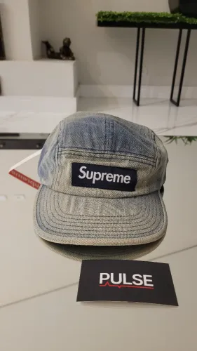 Boné Supreme Jeans Lavado - Tamanho Único