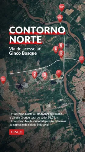 Vende-se lote de 300m² no Ginco Bosque, bem localizado no condomínio codigo: 73118