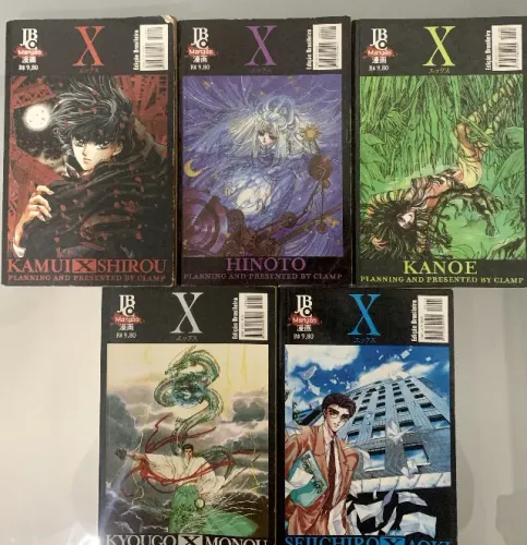 X/1999 (volumes 1 até 9), manga em bom estado