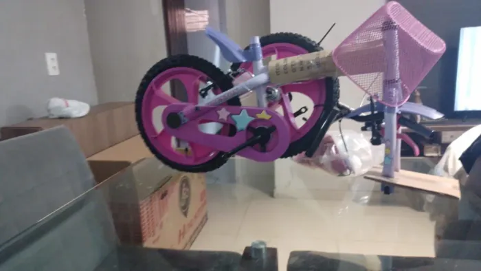 Bicicleta houston aro 16 rosa