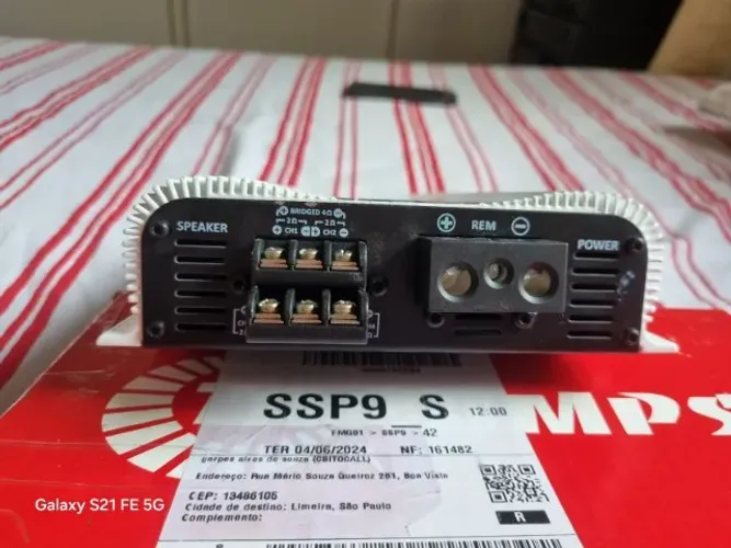 Não aceito trocas    Módulo Novo Taramps DS 1200 com garantia 1 ano,