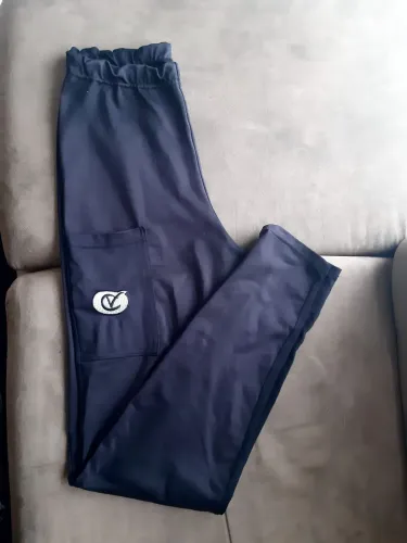Calça uniforme Colégio Costa Viana preta tam.M