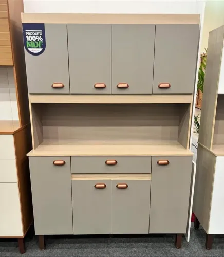 Armário de Cozinha em MDF 8 portas