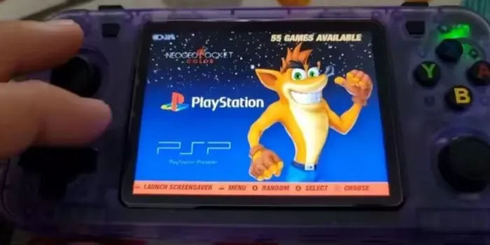 R36H Console de jogos portátil Tela IPS 