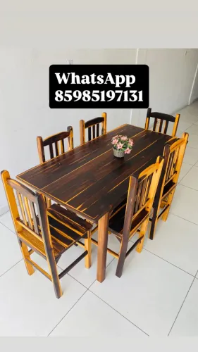 CONJUNTOS FIXOS COM 6 CADEIRAS 