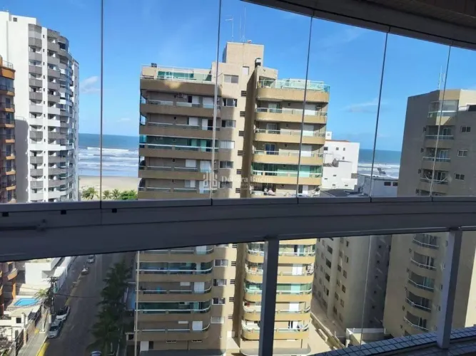 EXCELENTE APTO NA AVIAÇÃO VISTA MAR! 3 DORM,VARANDA GOURMET ENVIDRAÇADA,COM CLOSET