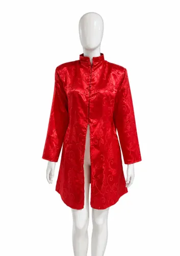 Lindo traje chinês vermelho ? elegante e estiloso - da pra usar em cosplay