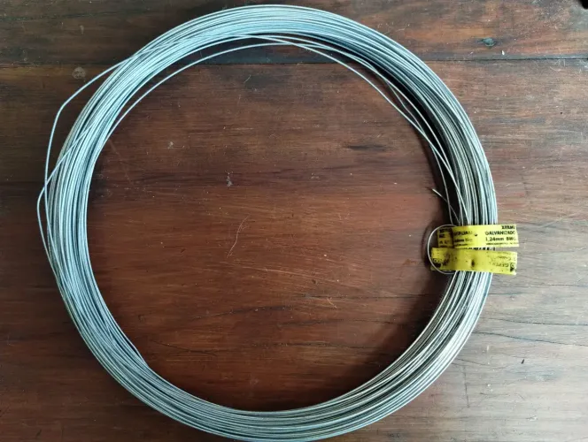 1 kg Arame galvanizado liso