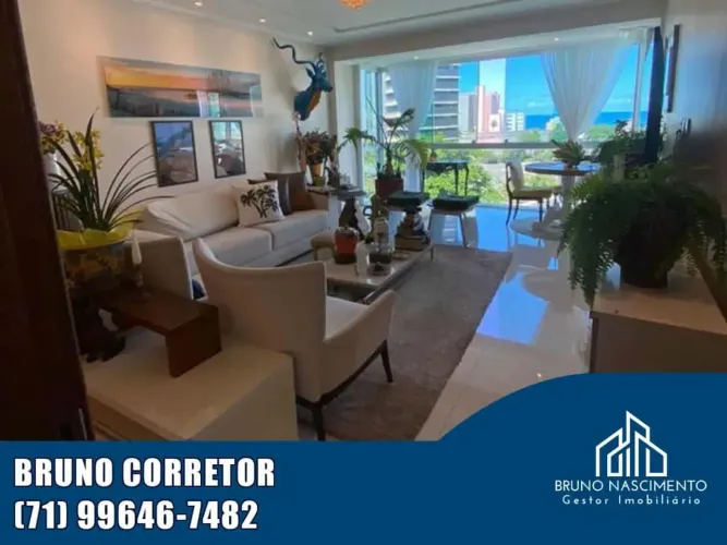 APARTAMENTO 3 QUARTOS 2 SUÍTES 130M² COM VISTA MAR NA PITUBA