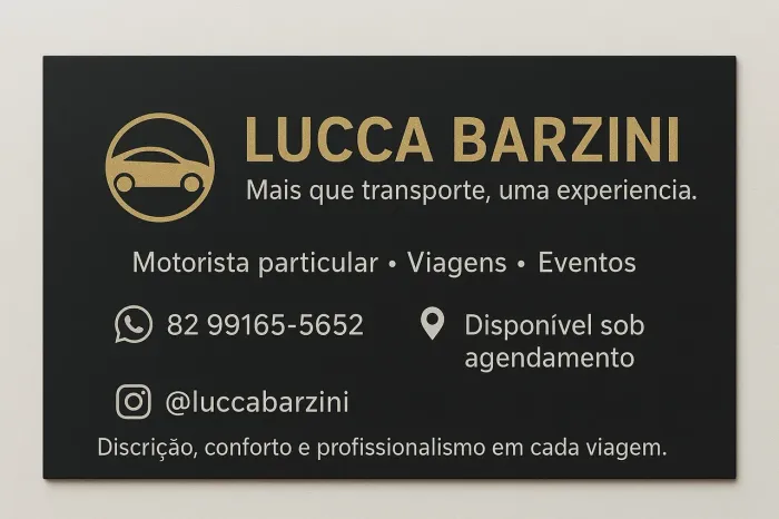 Seu Motorista particular a um clique 