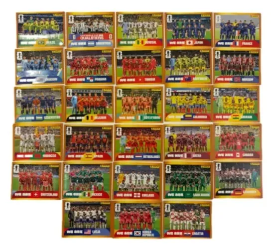 Kit 28 Figurinhas McDonalds Copa do mundo 2026 panini