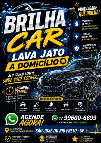 ? Lava Jato a Domicílio em Rio Preto | Agende Já!