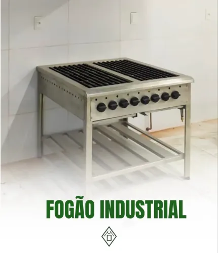 FOGÃO 4, 6, 8 e 10 bocas 
