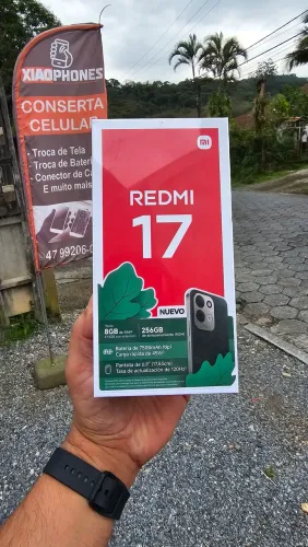 Redmi 17  8GB RAM | 256GB | Preto  Novo Lacrado<br>