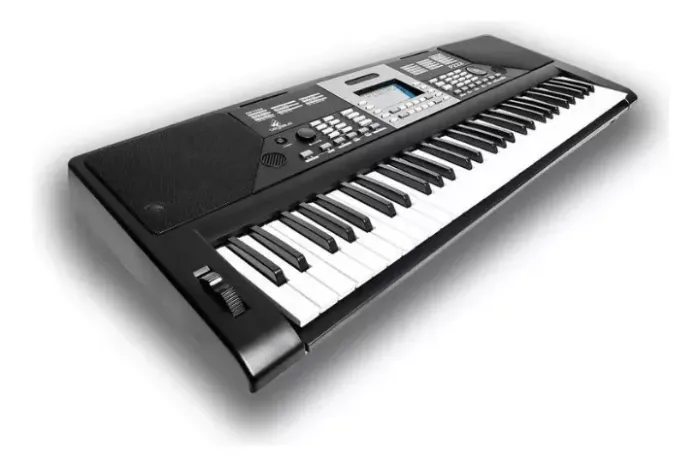 Teclado e Sintetizador Pegasus P222 Preto 61 Teclas Ritmos Brasileiros