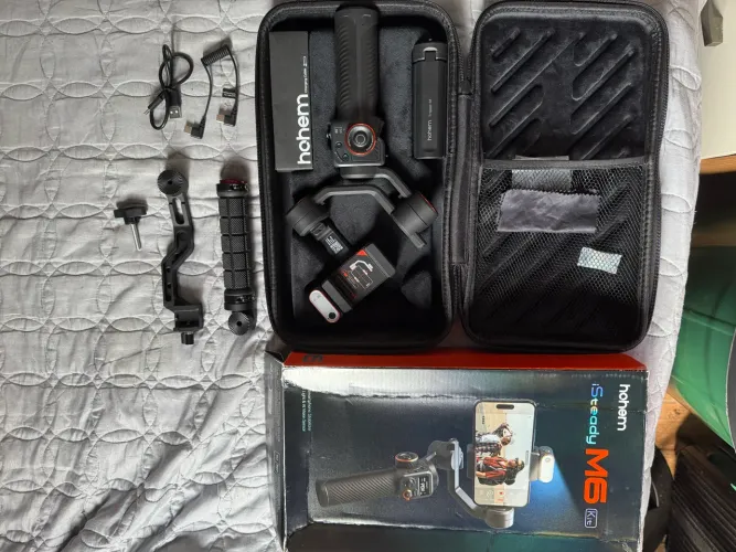 Gimbal Hohem M6 + Suporte em L