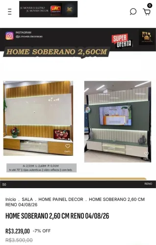 HOME SOBERANO COM LED