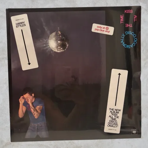 harry styles kiss all the time vinil target limited pop-blue lacrado