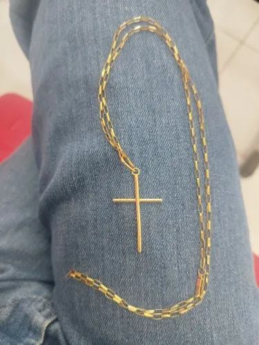 Vendo colar masculino de ouro 18 quilates