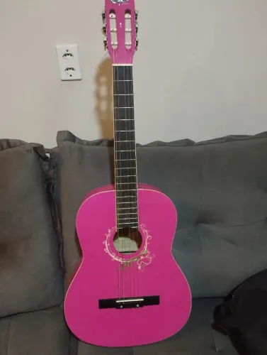 Violão Memphis by Tagima AC-39 Clássico Náilon Rosa (Ótimo Estado)